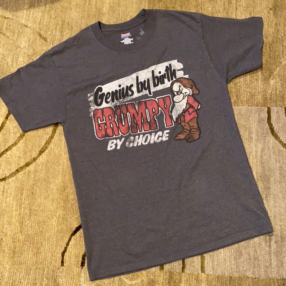 Disney Parks/Hanes “Genius by Birth GRUMPY by Choice” T-Shirt
